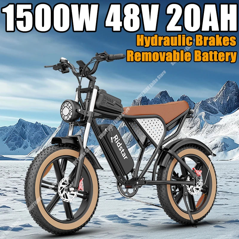 Ridstar Q20 Ebike 1500W 48V 20Ah 20*4.0 Inch